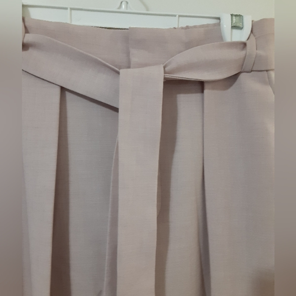 InWear blush pink wide leg belted trousers, women’s size Medium, NWT. - Picture 5 of 9